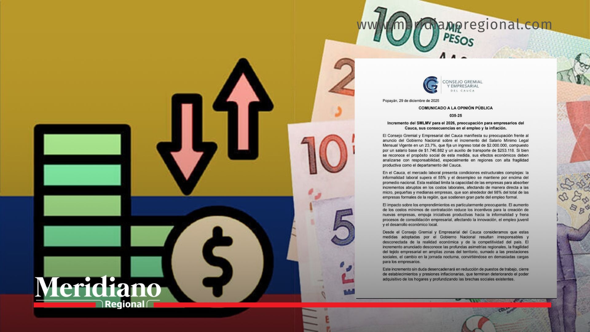 El salario vital en Colombia, decretado con un aumento del 23,7 %, genera debate nacional por sus efectos en el empleo, la inflación y el costo de vida.
