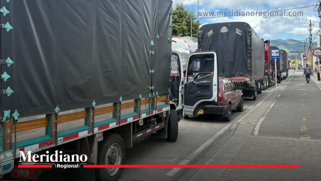 Protesta de camioneros en Pasto afecta movilidad en Nariño - Meridiano Regional protesta camioneros Pasto | tractocamión de Miguel Ángel Oliva desaparecido en la vía Panamericana Cauca