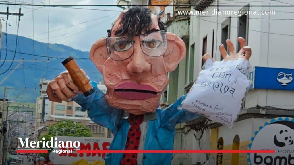 despedida de año en el suroccidente con año viejo artesanal durante el desfile de pasto nariño