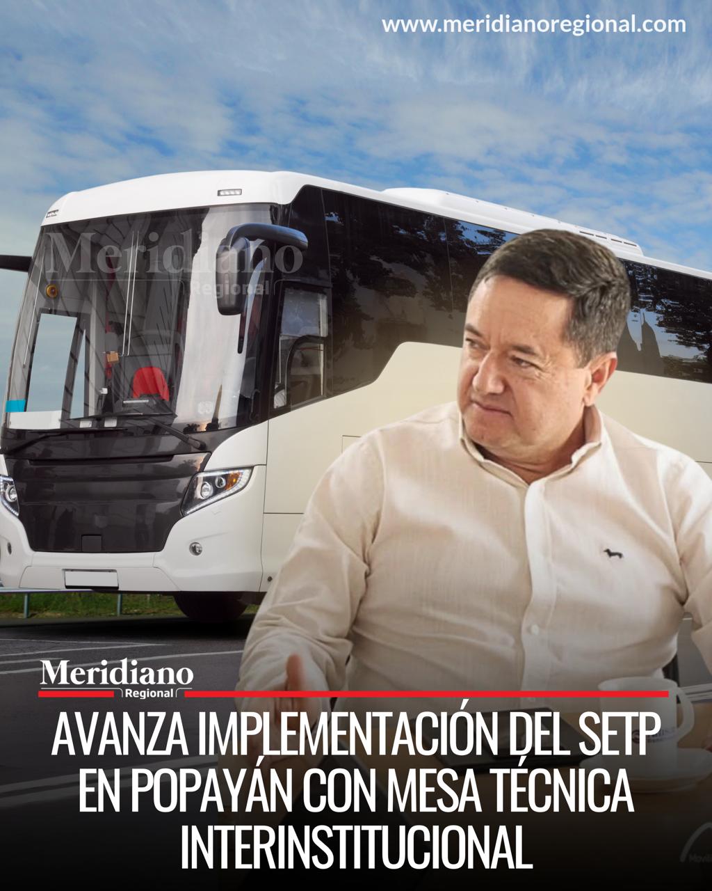 El SETP en Popayán continúa avanzando tras una mesa técnica entre Movilidad Futura S.A.S. y la Secretaría de Tránsito y Transporte para fortalecer la implementación del sistema.