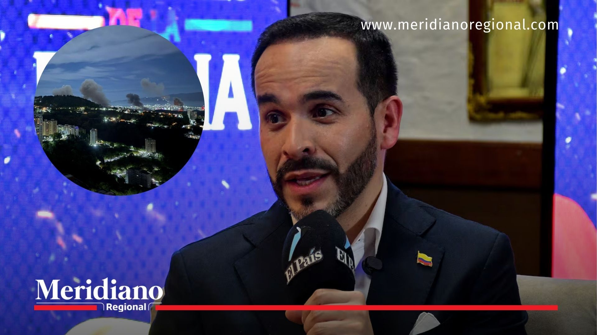 El abogado y dirigente político Abelardo De La Espriella durante una entrevista, imagen utilizada como referencia visual para ilustrar su pronunciamiento sobre los hechos ocurridos en Venezuela el 3 de enero.