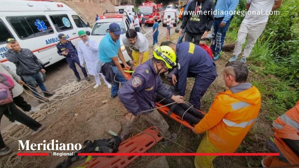 Organismos de socorro rescatan heridos tras accidente vía Pitalito Garzón en el sur del Huila