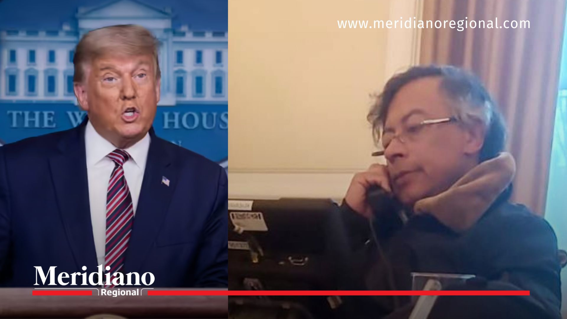 El presidente Gustavo Petro sostuvo una llamada telefónica con Donald Trump, diálogo que fue calificado como un triunfo de la diplomacia.