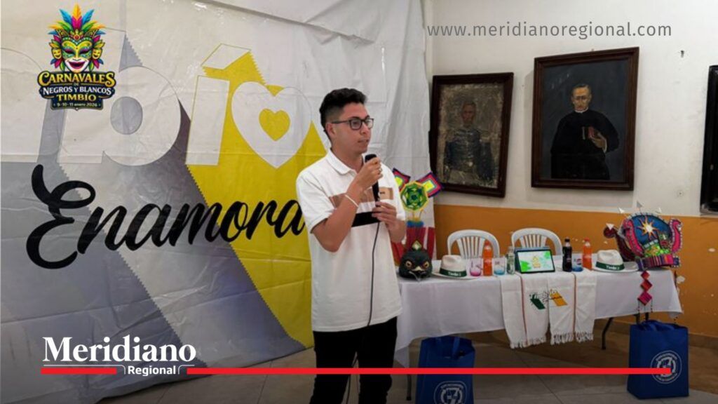Carnavales de Timbío 2026 durante el acto de inauguración oficial y reconocimiento a participantes en el municipio de Timbío, Cauca.