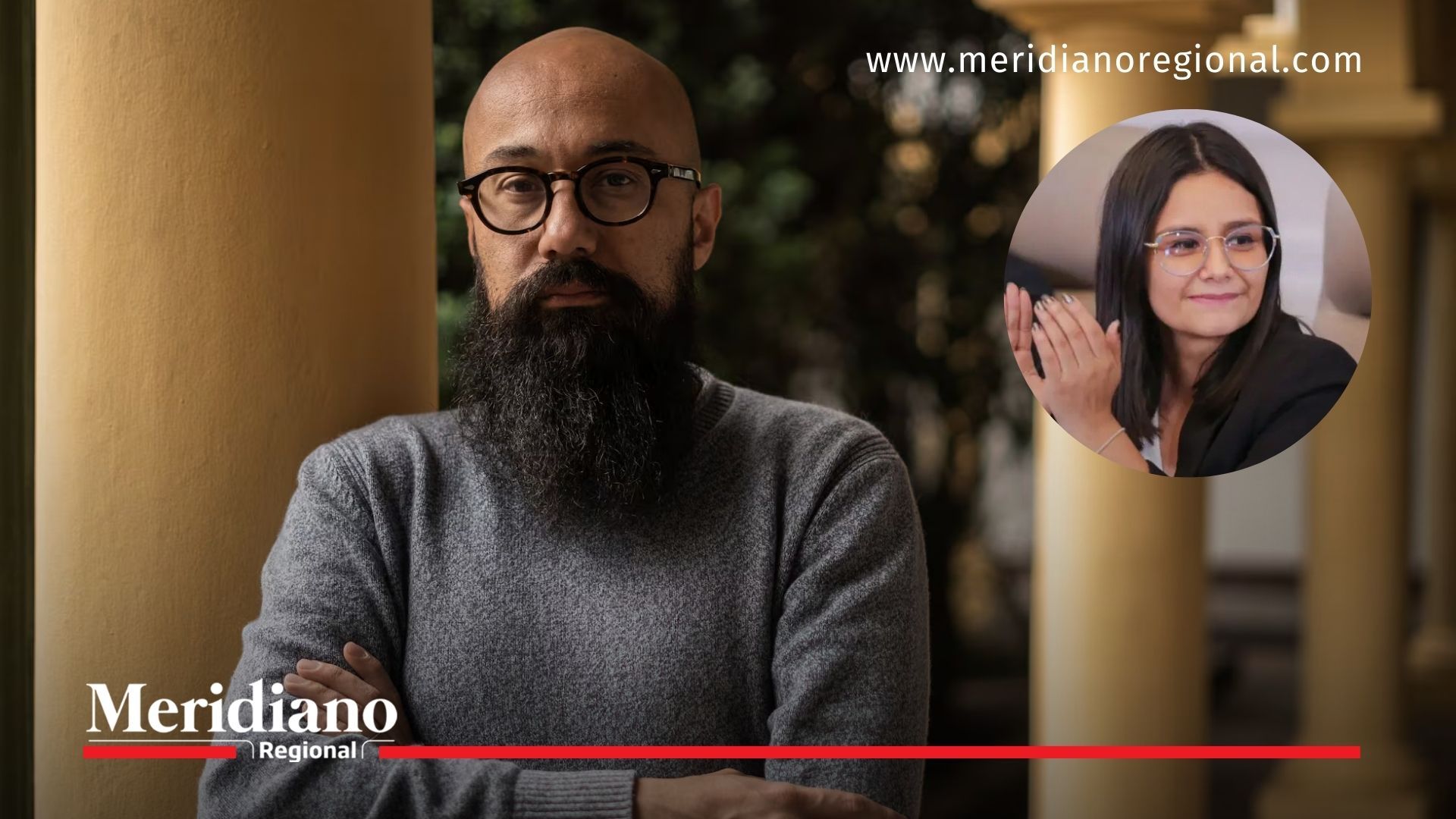 Carlos Carrillo, director de la UNGRD, y Angie Rodríguez, directora del Dapre, en imagen de contexto que acompaña la polémica por la salida del funcionario del chat de directores del Gobierno nacional.