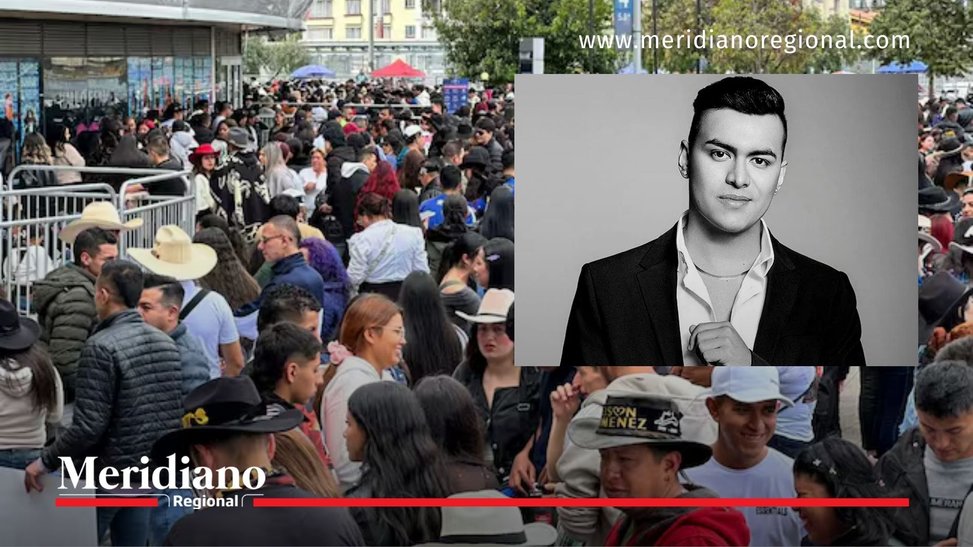 Seguidores se congregaron en las afueras del Movistar Arena durante el homenaje a Yeison Jiménez, mientras en el interior se desarrollaba la despedida del artista de música popular.