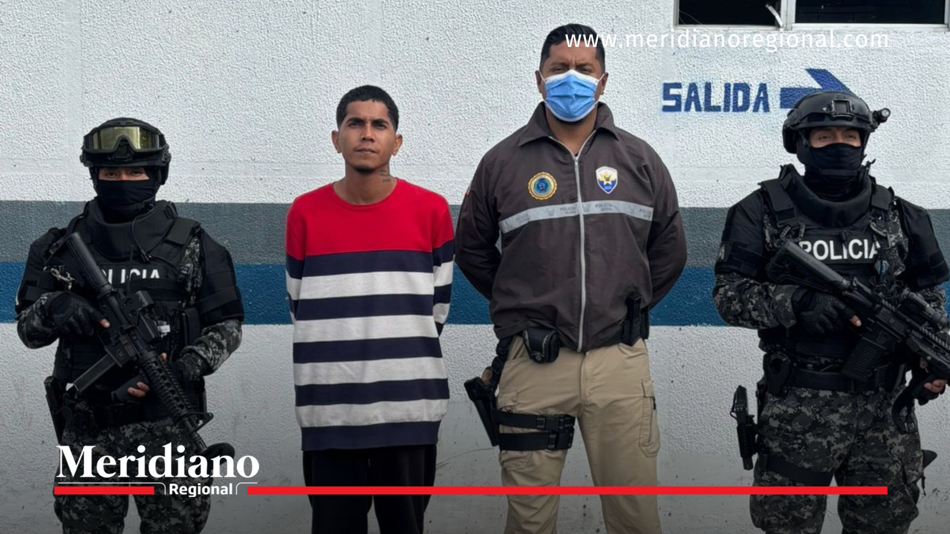Captura alias Quevedo, cabecilla de Los Choneros AK47, bajo custodia de autoridades ecuatorianas