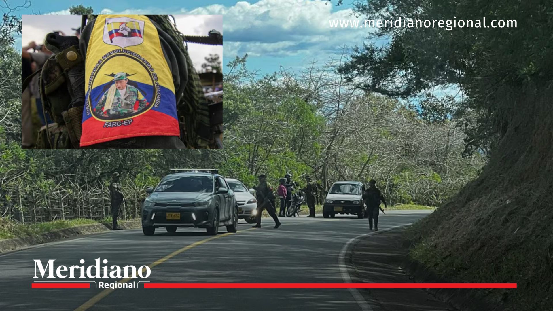 Hurto en la vía Panamericana en el norte del Cauca atribuido a disidencias del Frente Jaime Martínez.