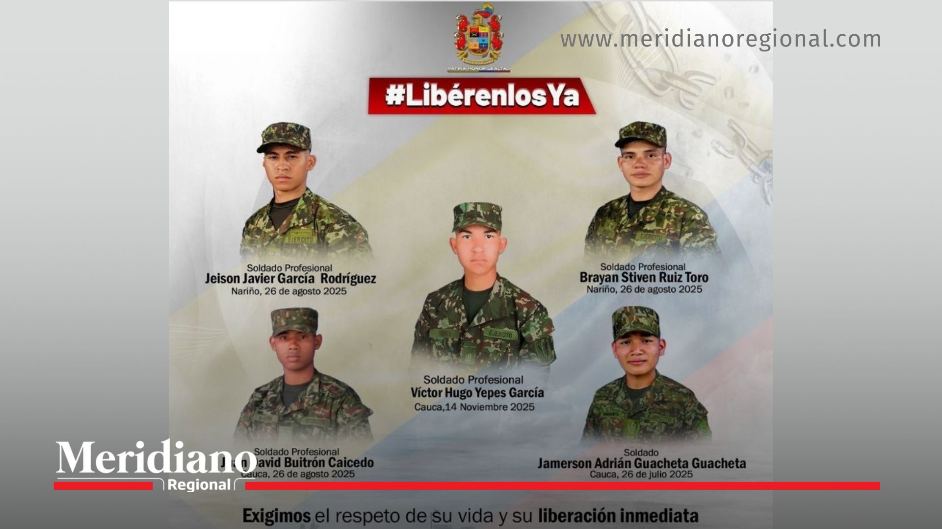Secuestro de soldados de la Tercera División del Ejército en Cauca y Nariño