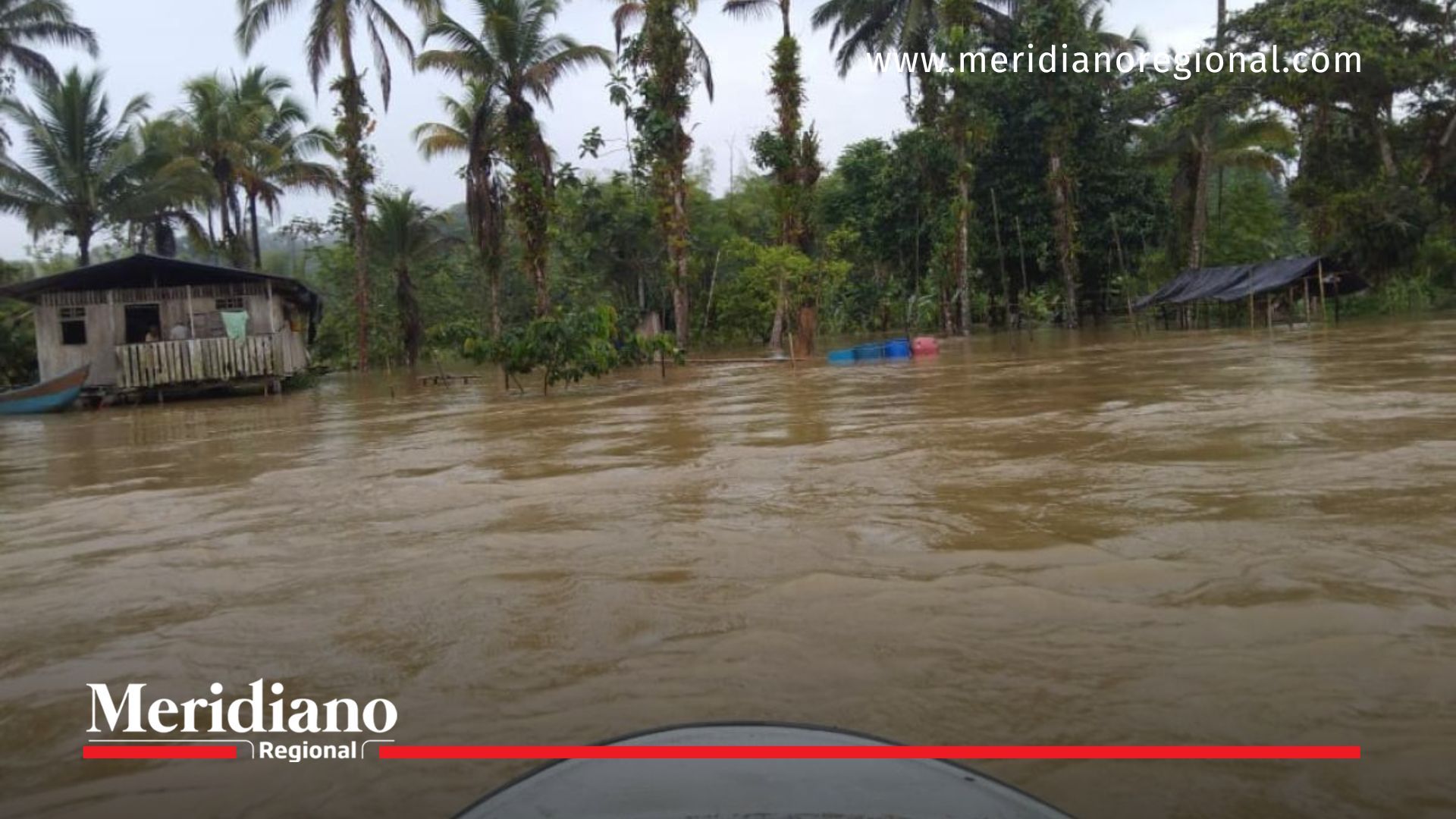 El río Iscuandé se desbordó tras las intensas lluvias, inundando viviendas y zonas rurales del municipio, en medio de la emergencia en Nariño.