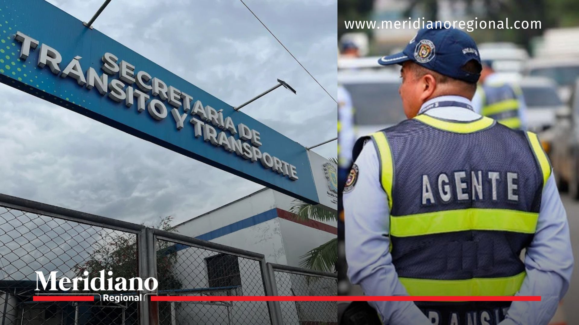 Agente de tránsito durante un procedimiento de tránsito en Popayán, en inmediaciones de la Secretaría de Tránsito y Transporte.