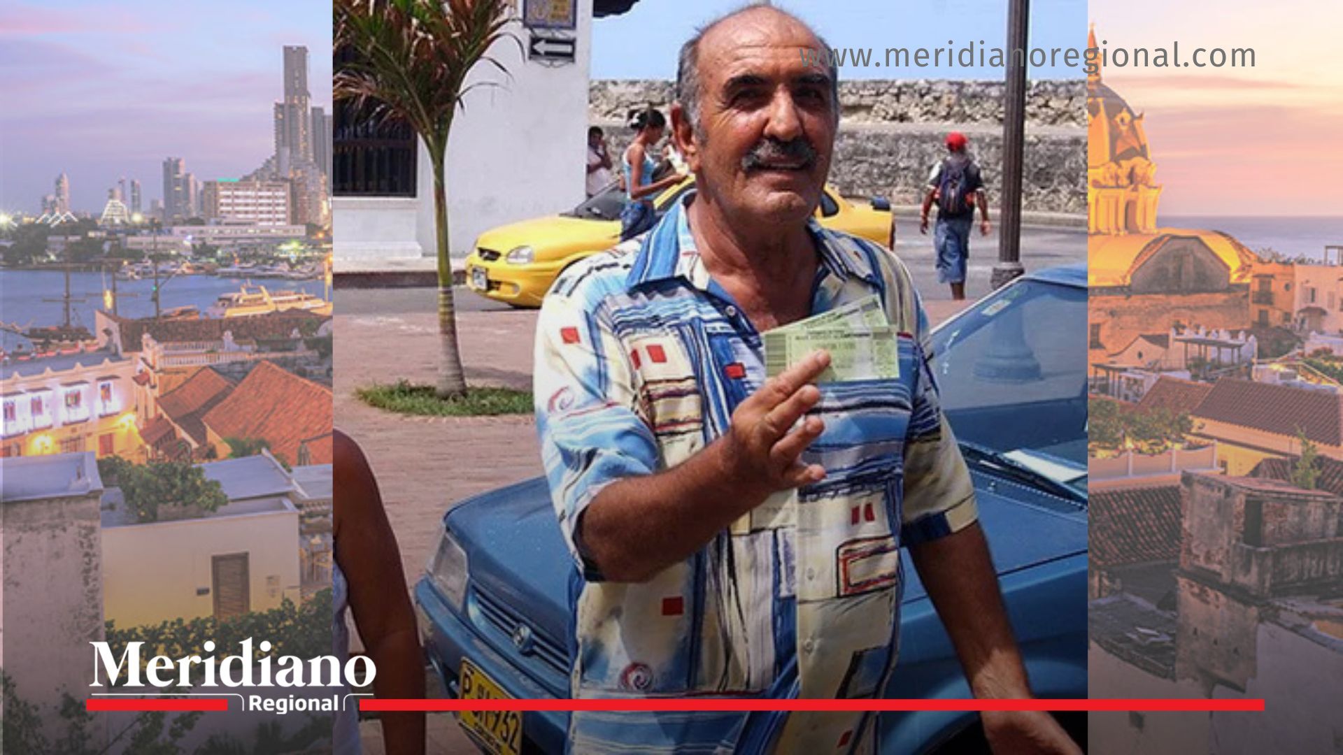 Salvo Basile en Cartagena, actor y productor italiano que se enamoró de Colombia