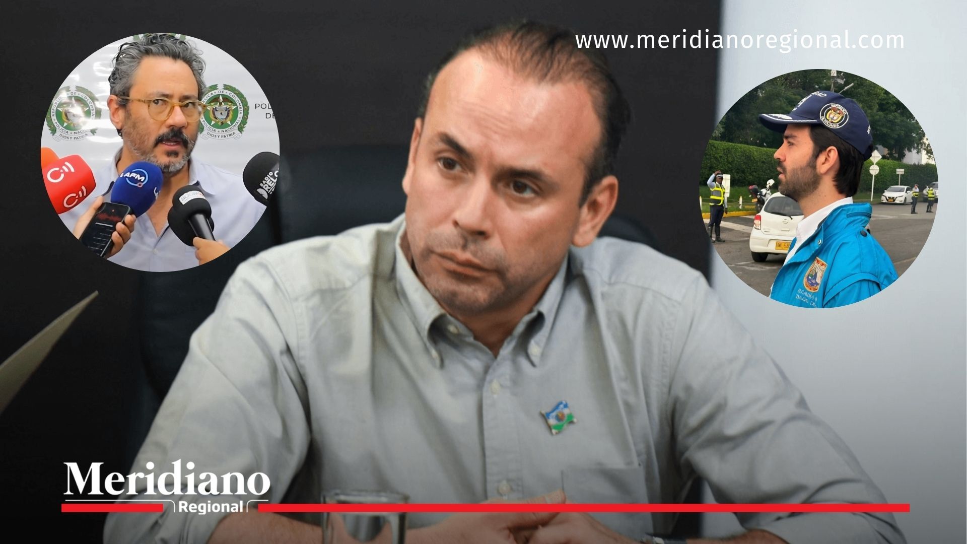 Alejandro Eder, alcalde de Cali, tras anunciar cambios en el gabinete distrital.