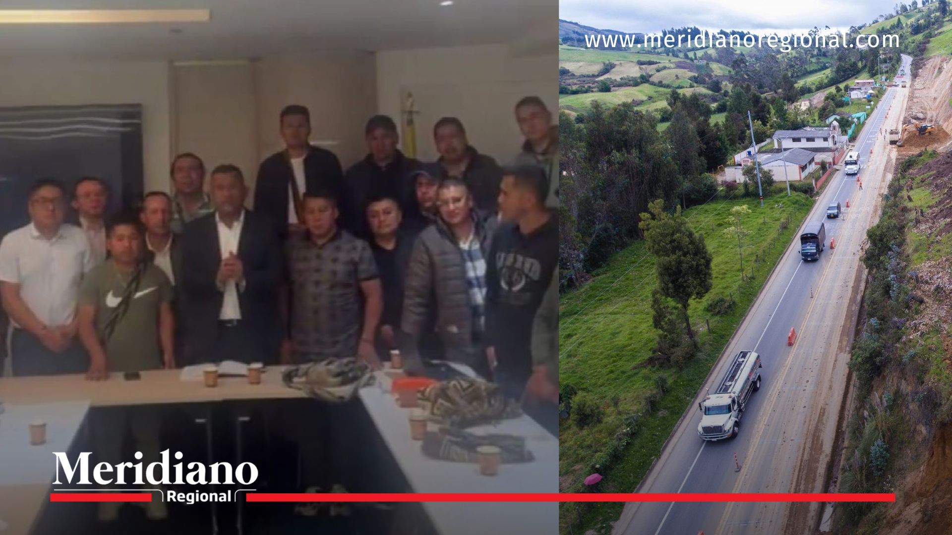 Autoridades y comunidades participan en una mesa de diálogo social para avanzar en el desbloqueo de la vía Panamericana, en la ruta Pasto–Ipiales, tras la definición de siete acuerdos anunciados oficialmente en video.