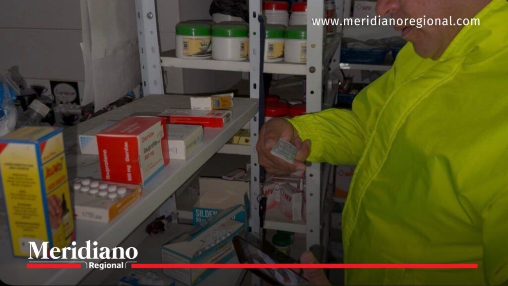 Medicamentos incautados en operativo por distribución ilegal de medicamentos en Popayán