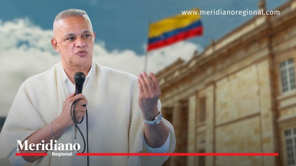 Imagen compuesta de Edgar Gómez con referencia al Congreso de la República - Meridiano Regional Imagen compuesta de Edgar Gómez con el Congreso de la República como referencia institucional