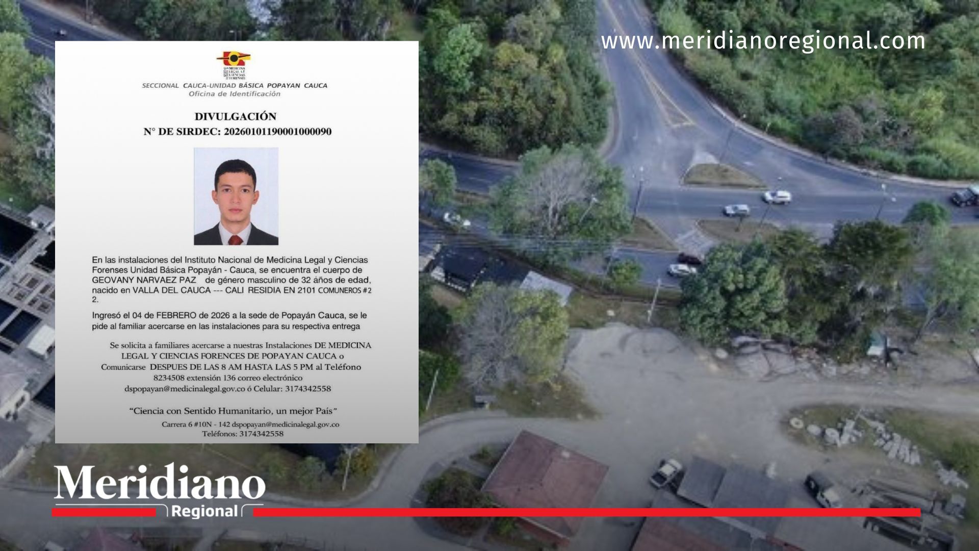Ciclista fallecido en el Tablazo identificado por Medicina Legal tras accidente vial en Popayán