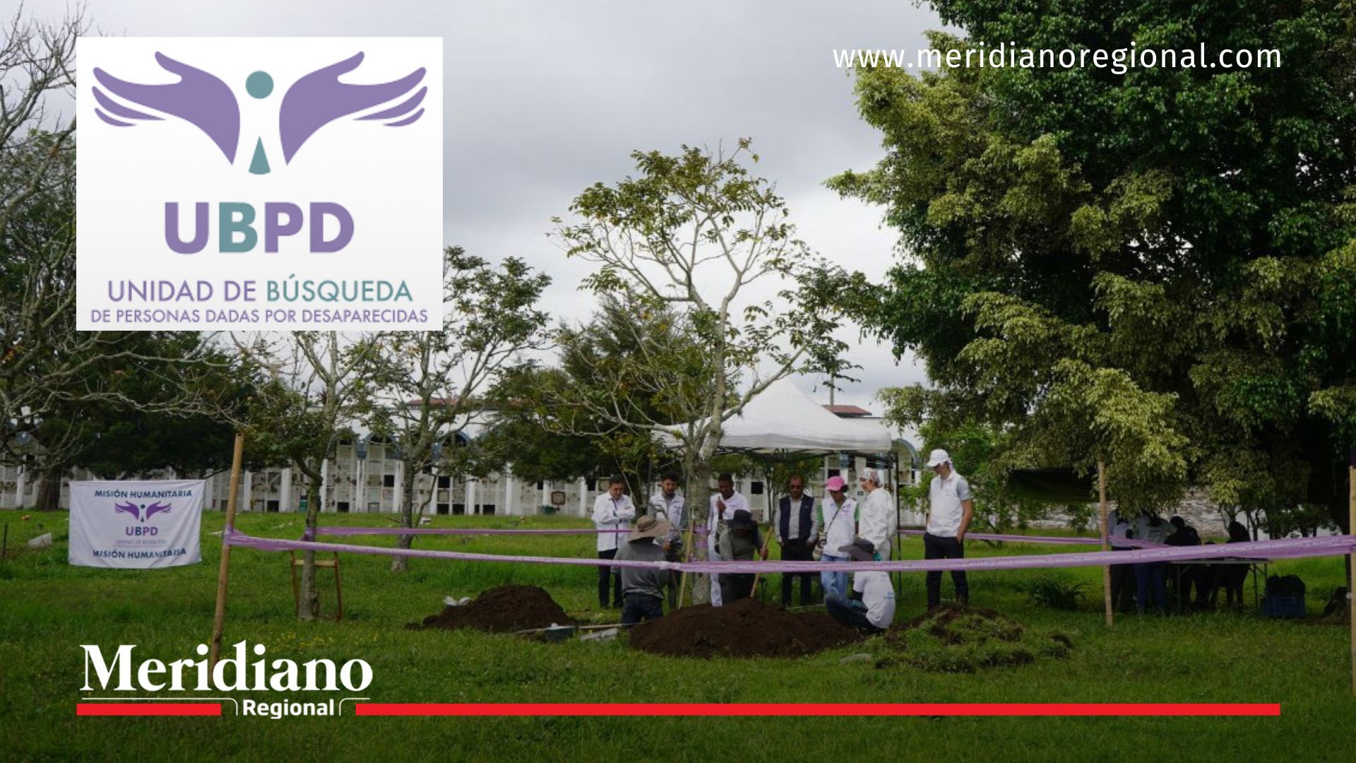 Cuerpos de personas desaparecidas son exhumados en el Cementerio Central Católico de Popayán, durante una intervención humanitaria liderada por la Unidad de Búsqueda de Personas dadas por Desaparecidas.