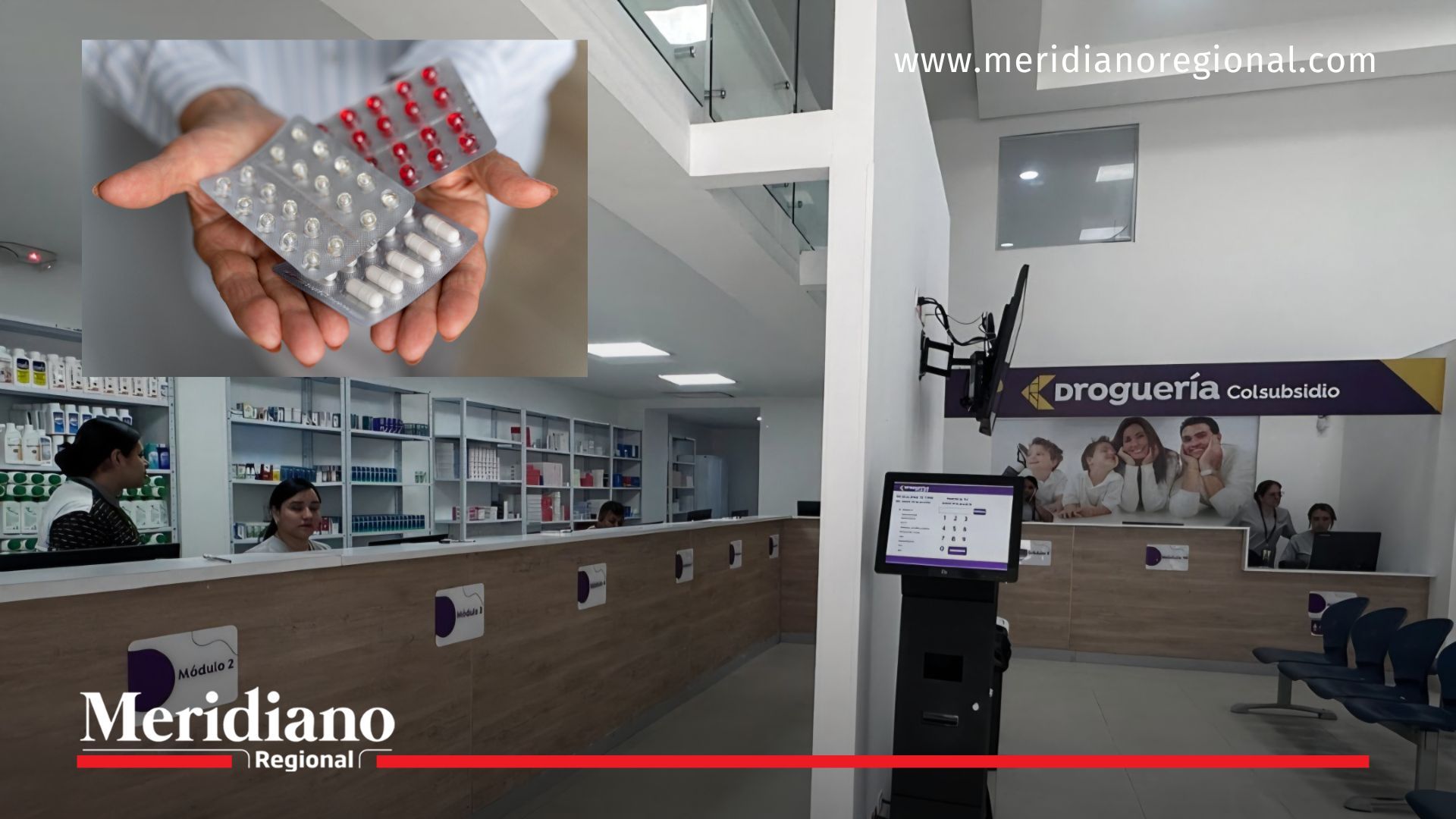 Droguería Colsubsidio habilitada para la entrega de medicamentos Nueva EPS en el Valle del Cauca y otros departamentos desde el 10 de febrero de 2026.