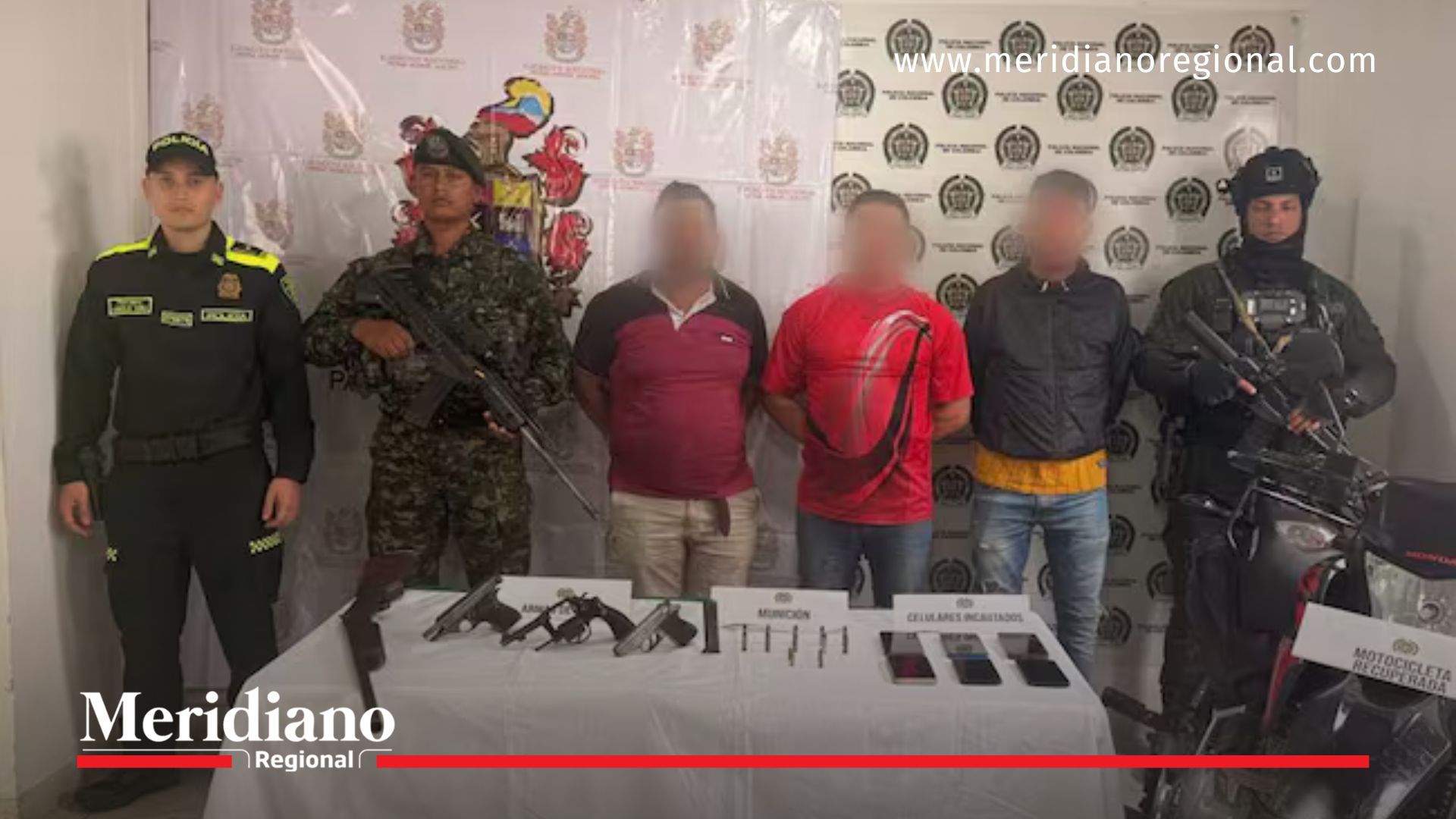 Alias ‘Pinzas’ y otro presunto cabecilla fueron capturados en operación conjunta en La Plata, Huila.