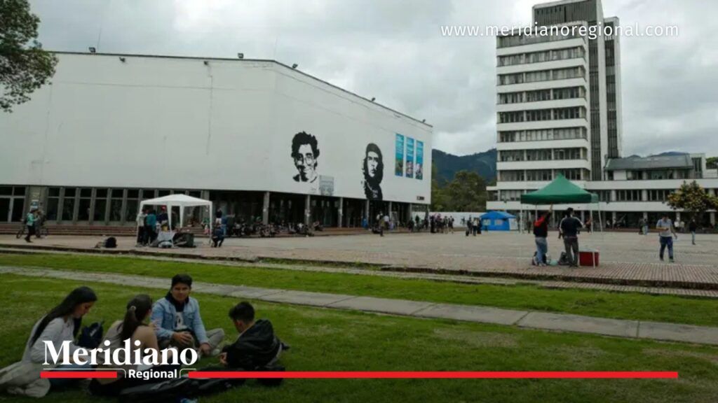 Indígenas en Bogotá en la Universidad Nacional - Meridiano Regional Indígenas en Bogotá en el campus de la Universidad Nacional tras movilización del norte del Cauca