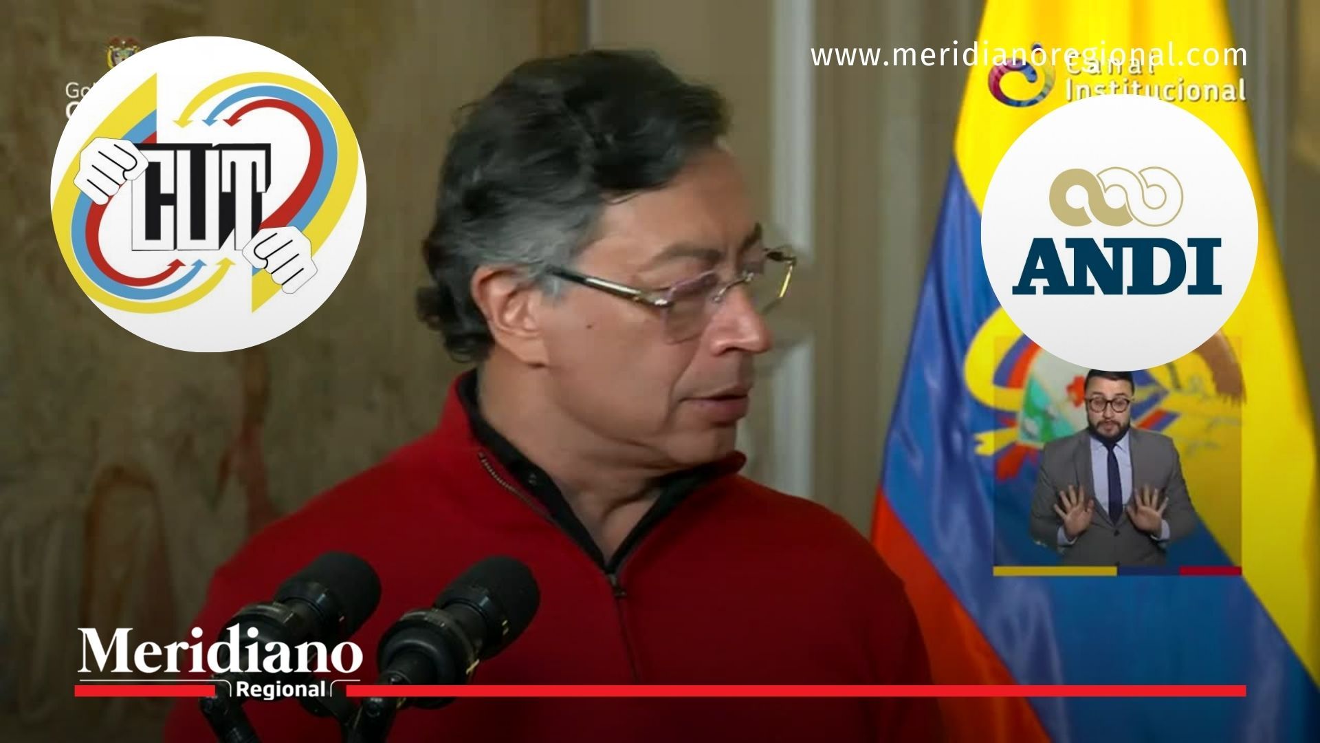 Gustavo Petro habla sobre la Comisión de Concertación y el salario mínimo Colombia en alocución presidencial