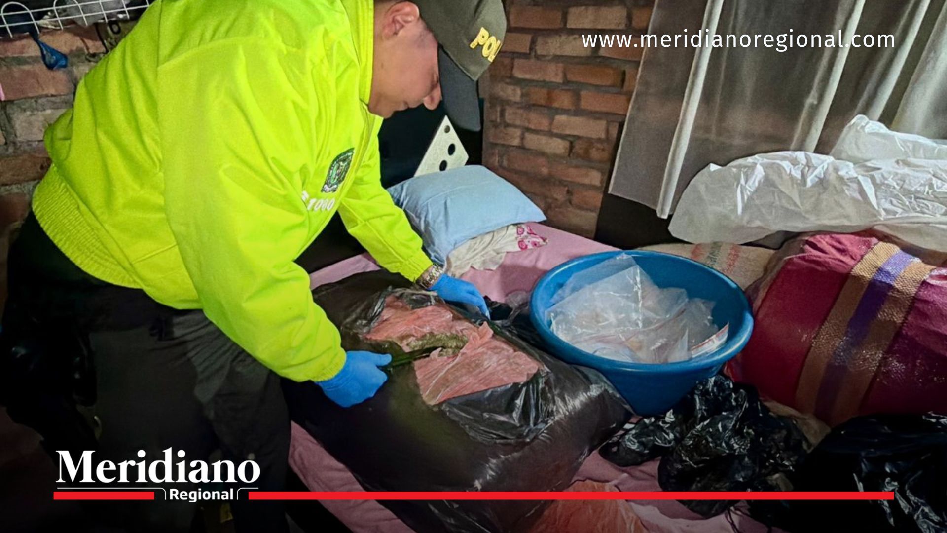 incautación de droga en Popayán - marihuana incautada en Popayán - allanamientos en Popayán contra el narcotráfico