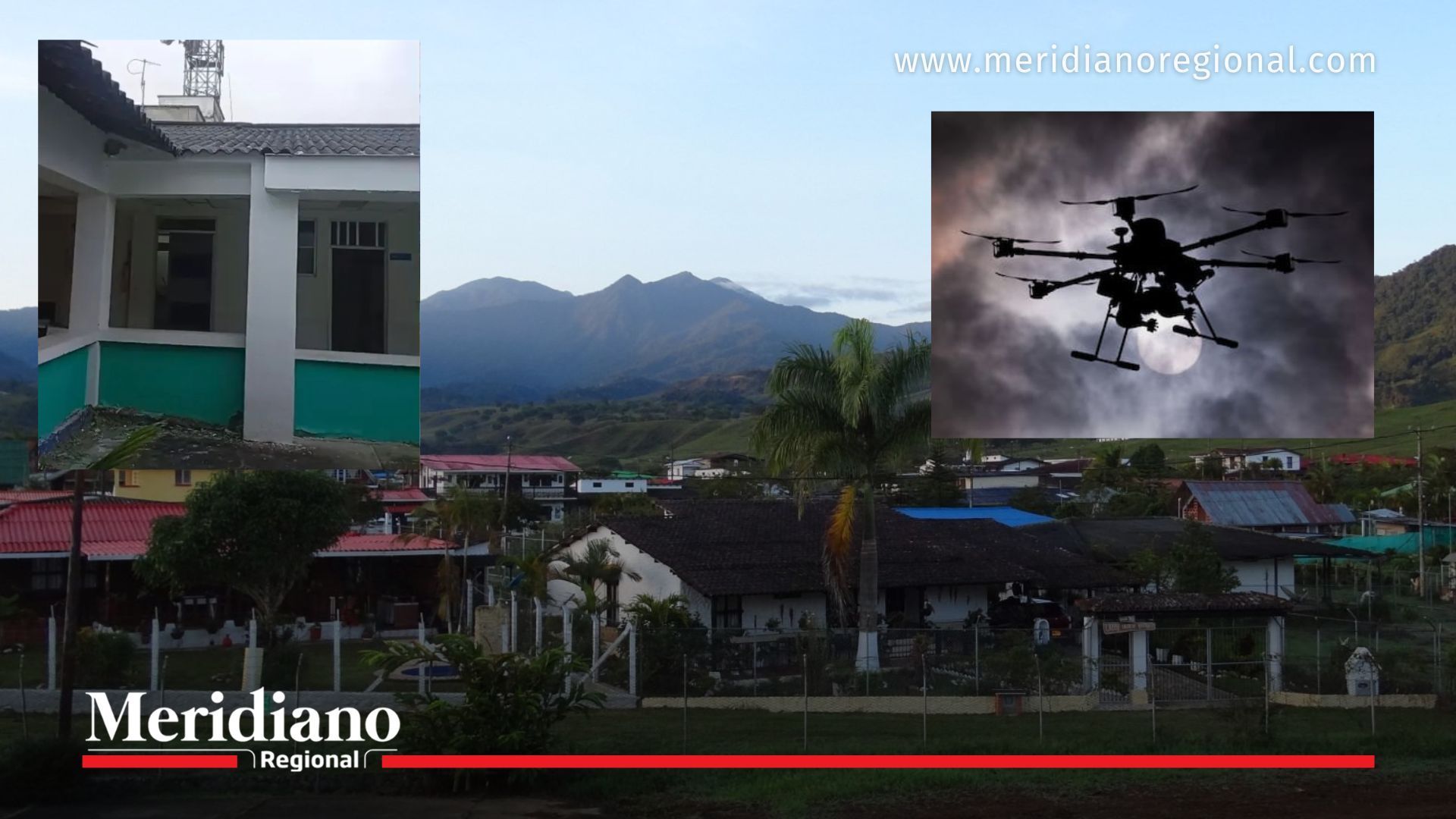 Hostigamiento en Dagua con ataque con drones contra estación de Policía de El Queremal