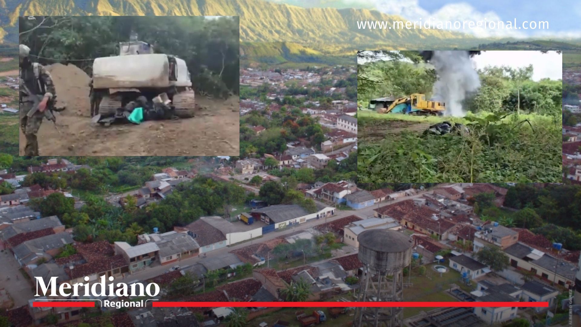 Minería ilegal en Patía con maquinaria destruida por la Brigada 29 en operativo contra el ELN en Cauca