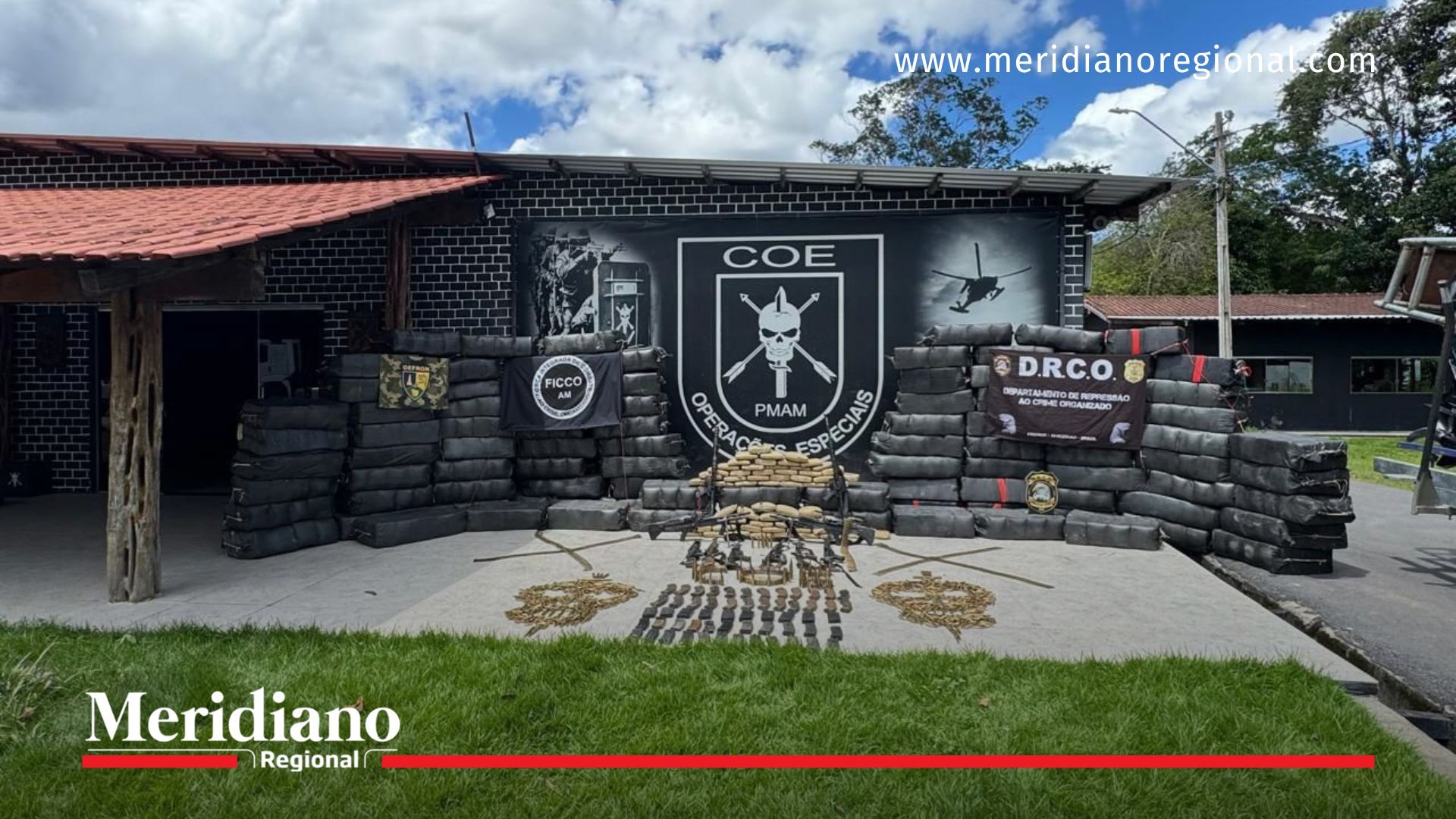 narcotráfico en la Amazonía - droga y armas incautadas en Manaos - operación binacional Colombia Brasil - incautación en el Río Solimões