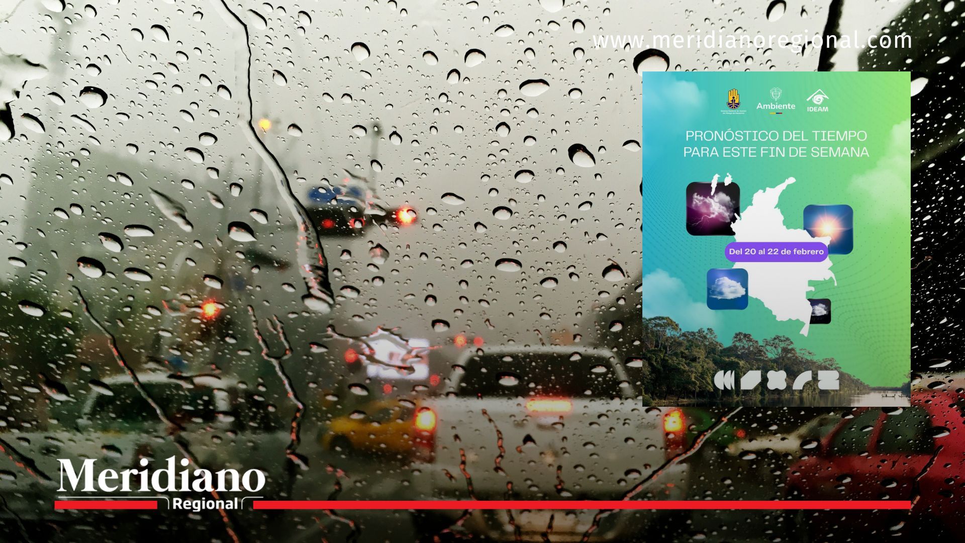 Lluvias en el suroccidente con pronóstico del Ideam que advierte alerta por lluvias intensas en Valle del Cauca, Cauca, Nariño y Chocó.
