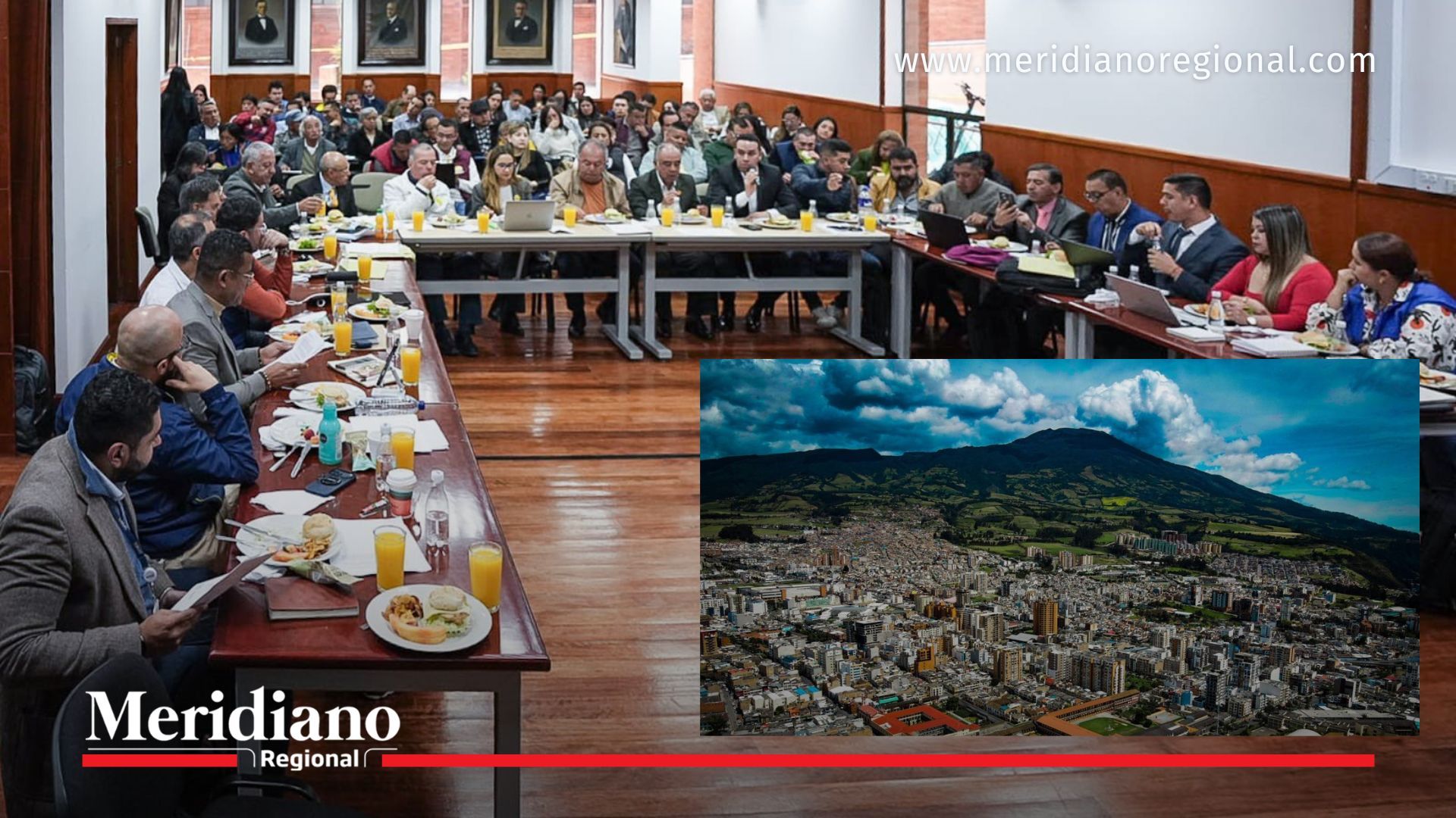 Reunión institucional en Pasto para analizar la derogatoria del Decreto 4106 y la Zona de Amenaza Volcánica Alta.