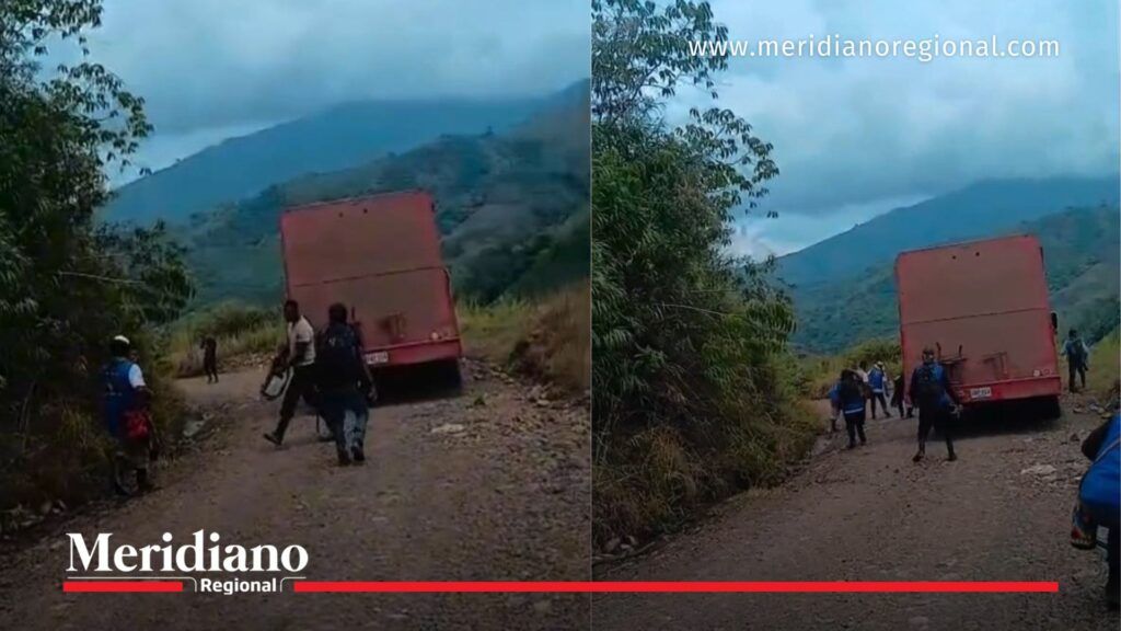 Guardia indígena en Caldono recupera camión en zona rural - Meridiano Regional Guardia indígena en Caldono recuperando camión tras enfrentamiento armado en zona rural de la vía Panamericana Cauca.