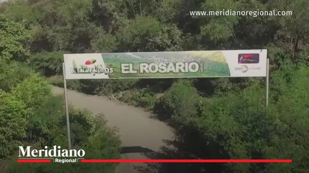 Entrada al municipio de El Rosario en Nariño donde ocurrió el atentado en El Rosario contra una patrulla policial.