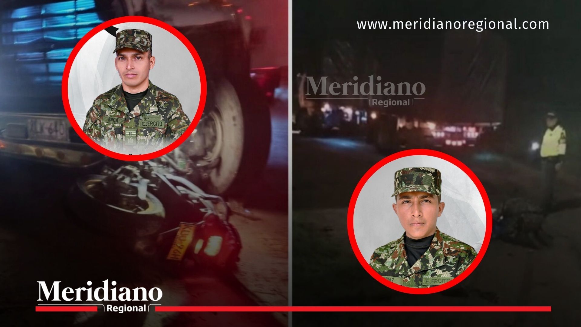 Accidente Pitalito–Mocoa con camión y motocicleta del Ejército en vía nacional