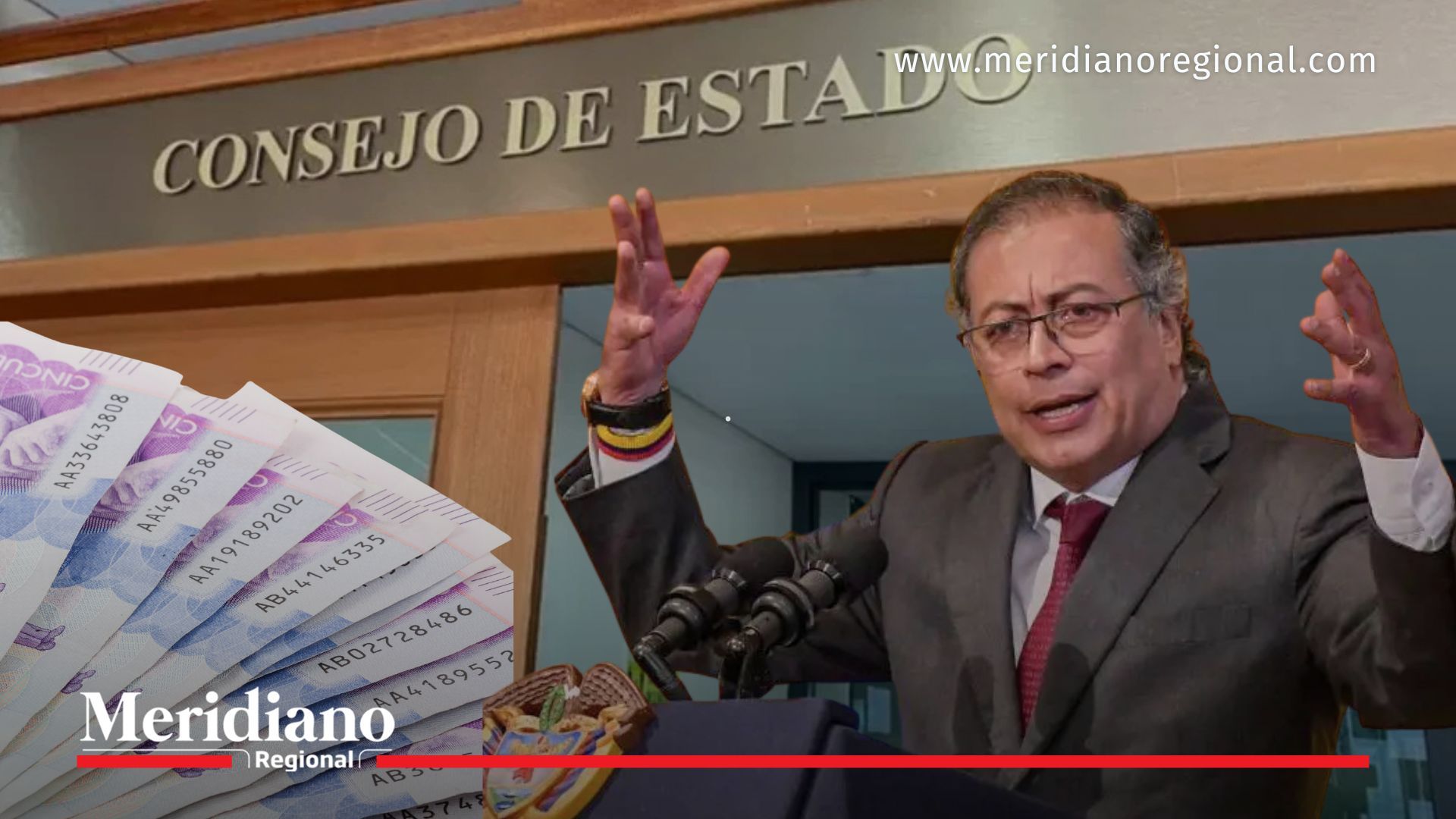 El presidente Gustavo Petro se pronuncia en medio del debate por la suspensión provisional del salario mínimo decretado por el Gobierno Nacional.