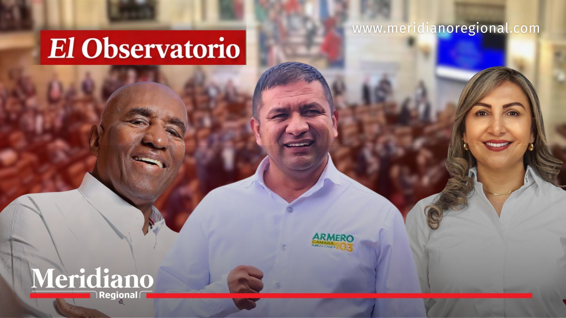 Fuerza Cauca con Víctor Armero, Arnulfo Mostacilla y Mercy Burbano rumbo a la Cámara del Cauca 2026