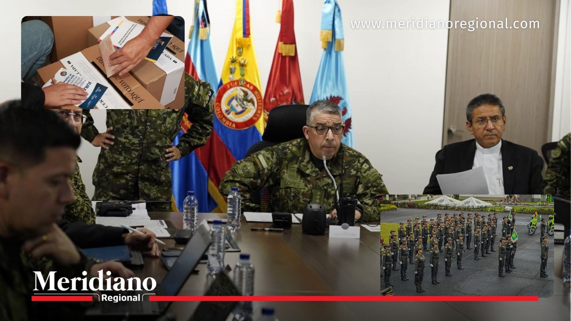 Autoridades del Ejército y del Gobierno coordinan el Plan Democracia 2026 para garantizar la seguridad de las elecciones en Colombia.