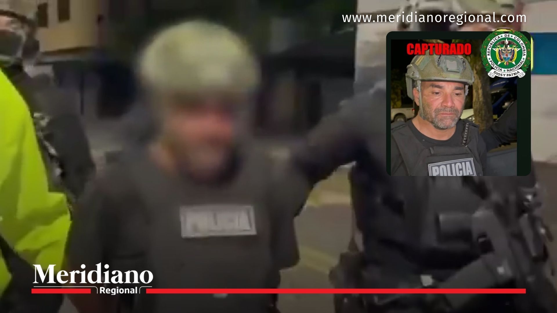 Alias La Jota, identificado como Juan Gabriel Vera Fernández y hermano de Iván Mordisco, fue capturado por la Policía Nacional durante un operativo en Tolima.