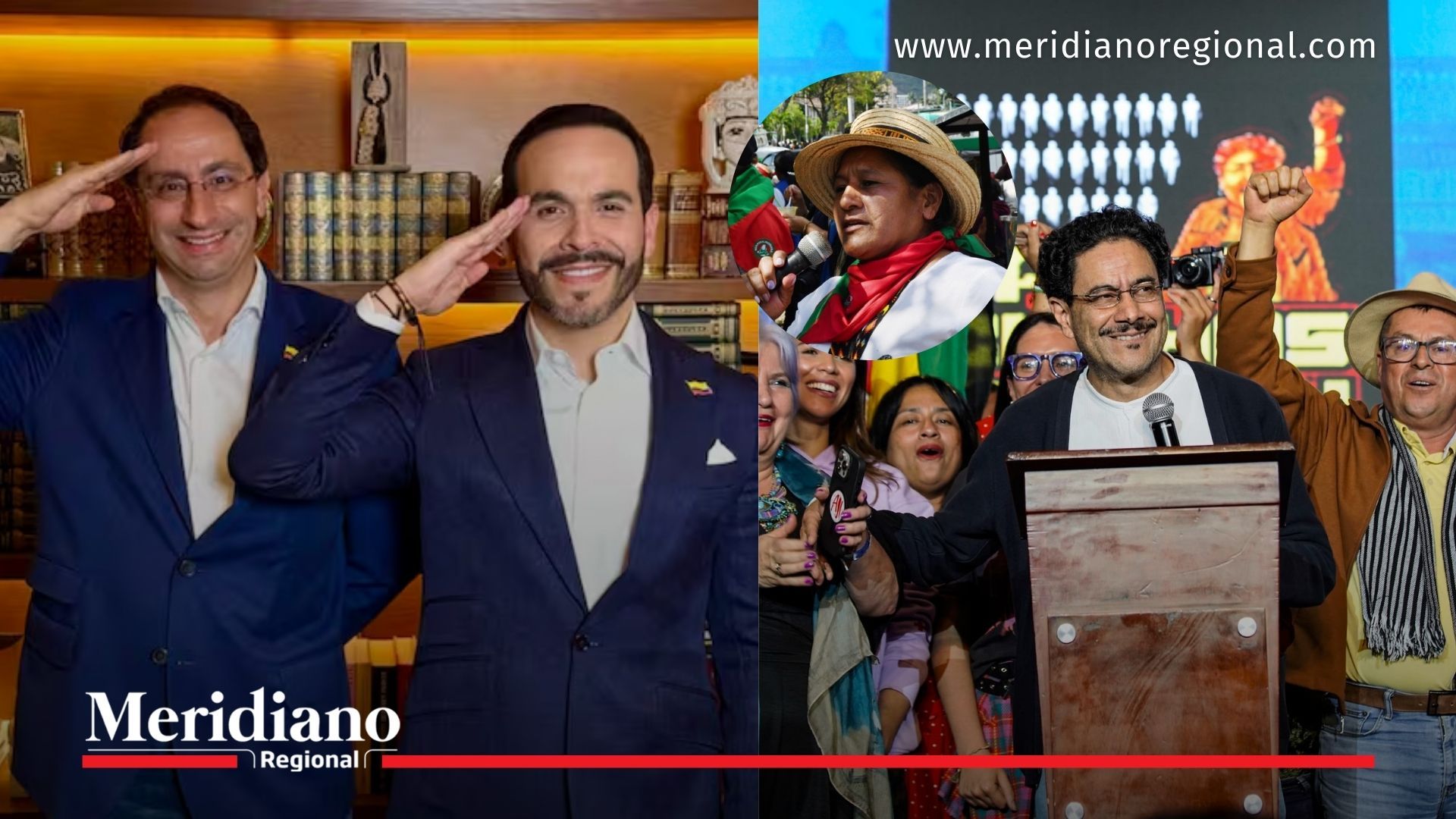 Iván Cepeda presentó a la senadora indígena Aída Quilcué como su fórmula vicepresidencial, mientras Abelardo de la Espriella eligió al economista José Manuel Restrepo para acompañarlo en la carrera presidencial de 2026.