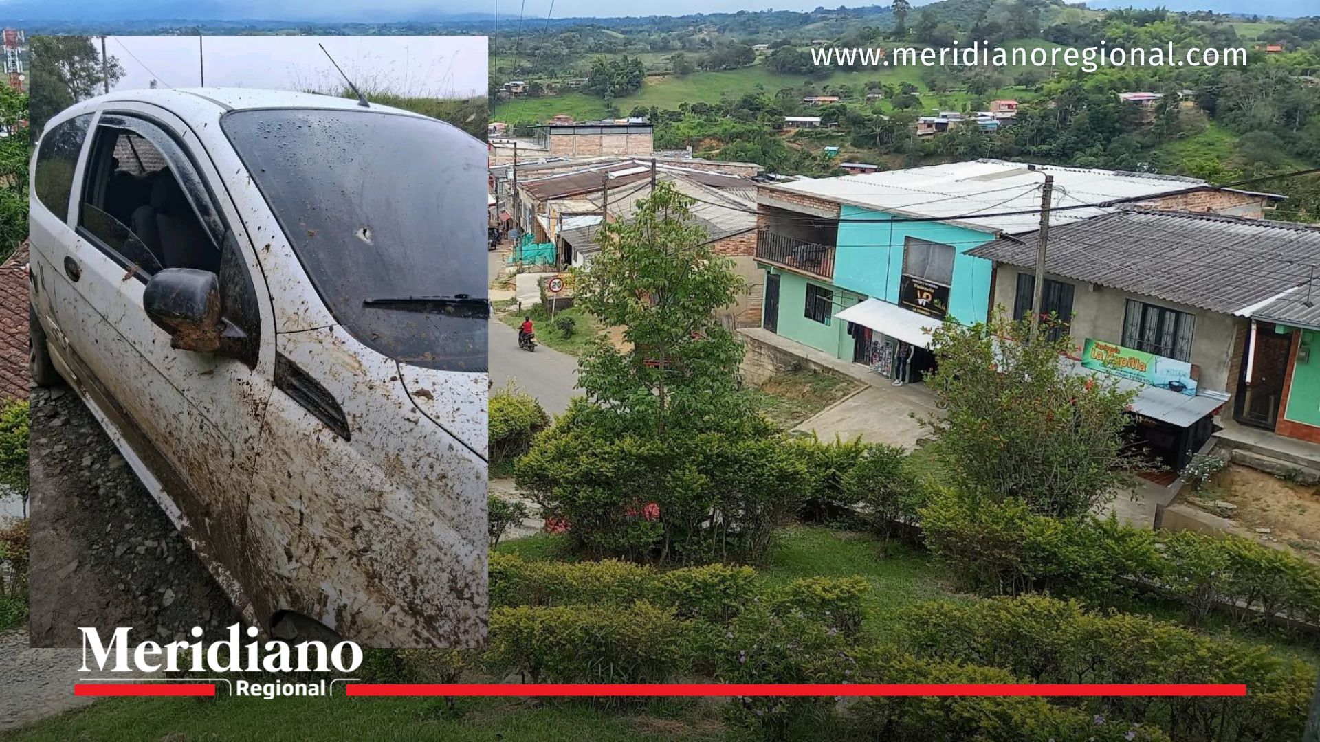 Vehículo baleado tras ataque armado en El Tambo Cauca que dejó un muerto y un herido