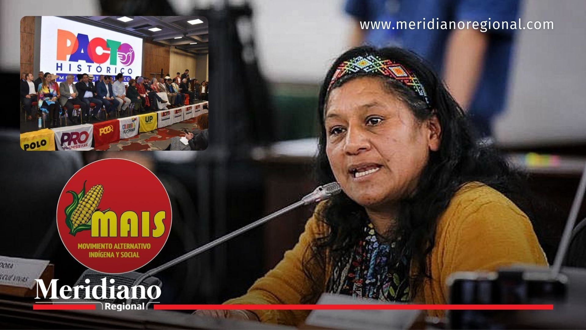 Aída Quilcué debate por doble militancia entre MAIS y Pacto Histórico en elecciones 2026 Colombia