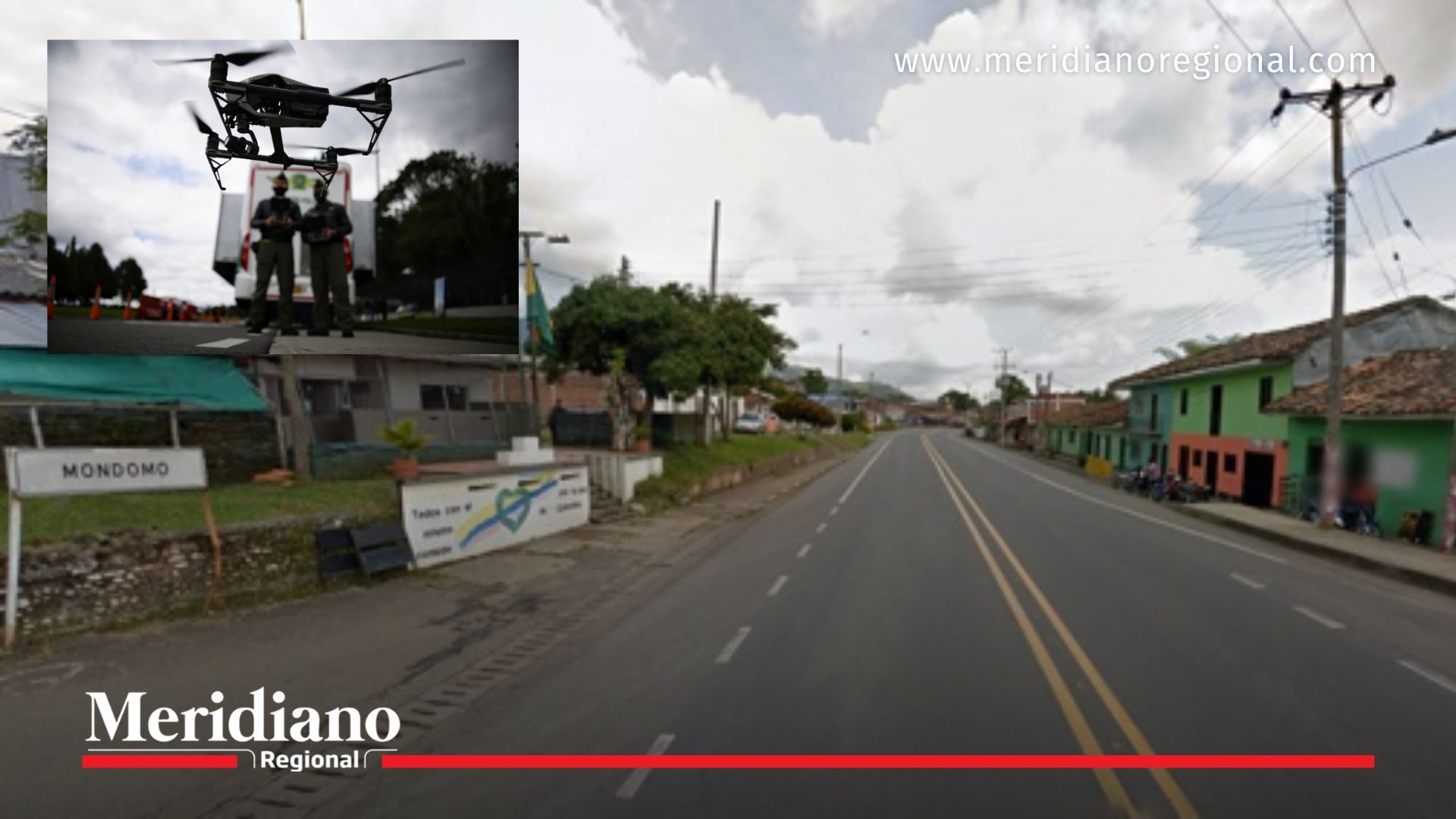 ataque Mondomo Cauca drones explosivos cerca de la vía Panamericana en Santander de Quilichao