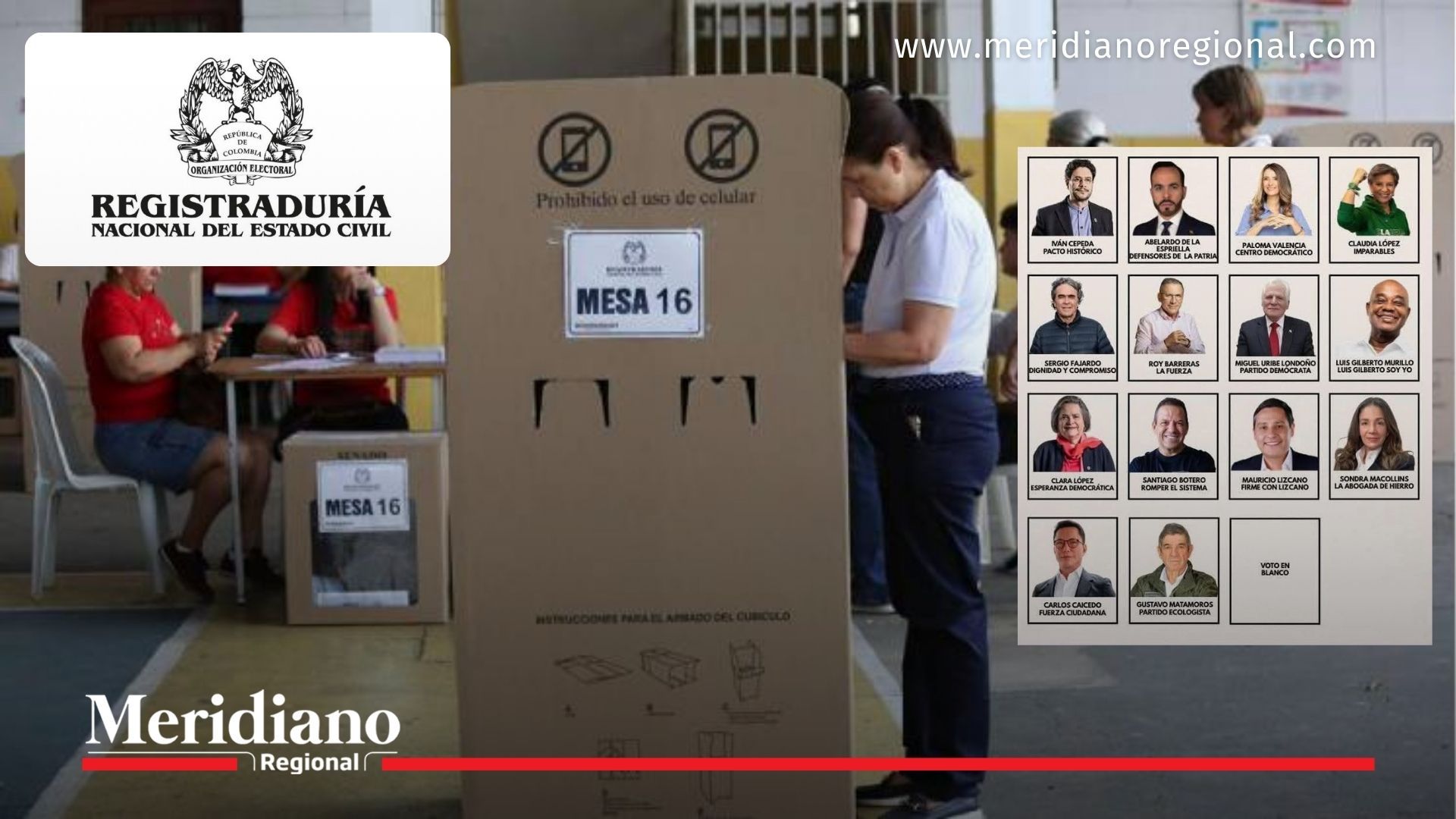 Más de 6,2 millones de ciudadanos podrán votar en Cauca, Valle del Cauca, Nariño y Chocó durante las elecciones presidenciales y vicepresidenciales del 31 de mayo.