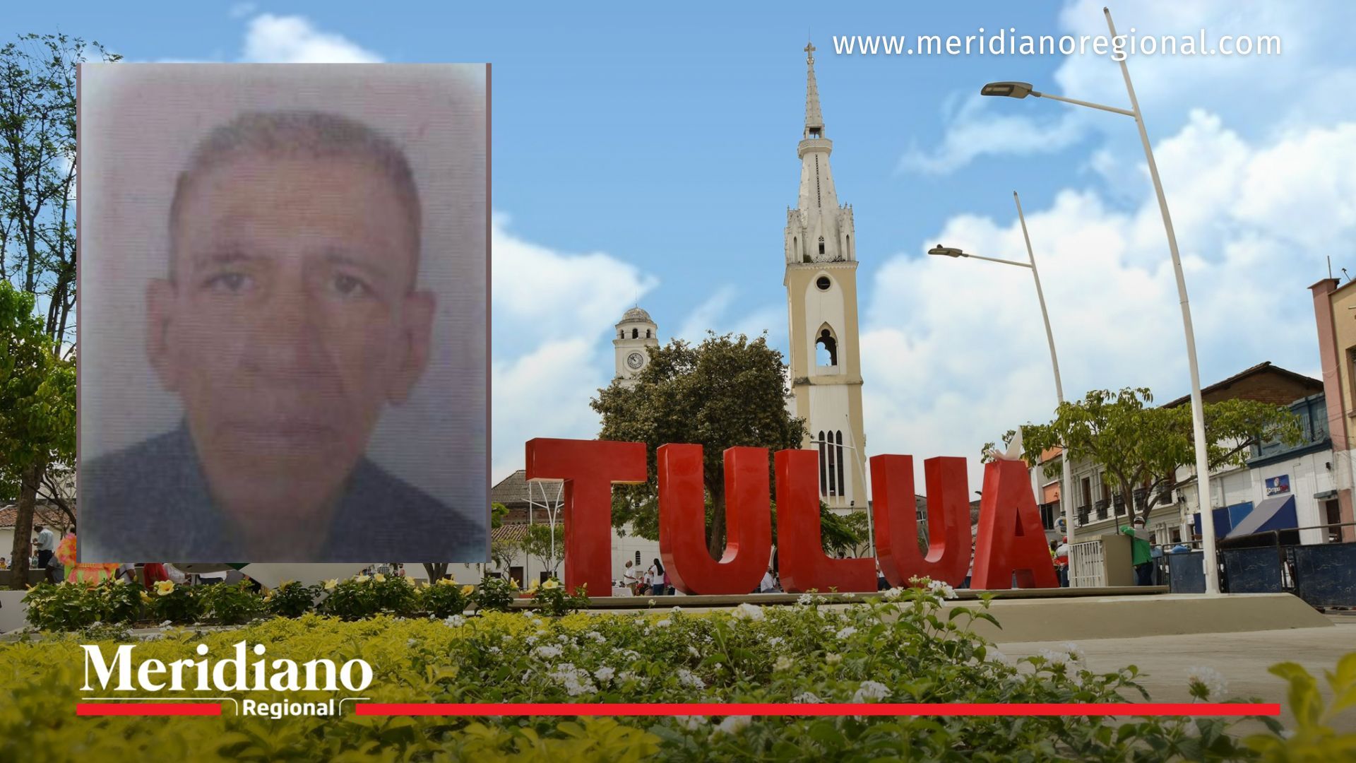 Retrato de Jorge Eliécer Sánchez Gallego víctima de balacera en Tuluá tras intento de hurto en Nuevo Alvernia