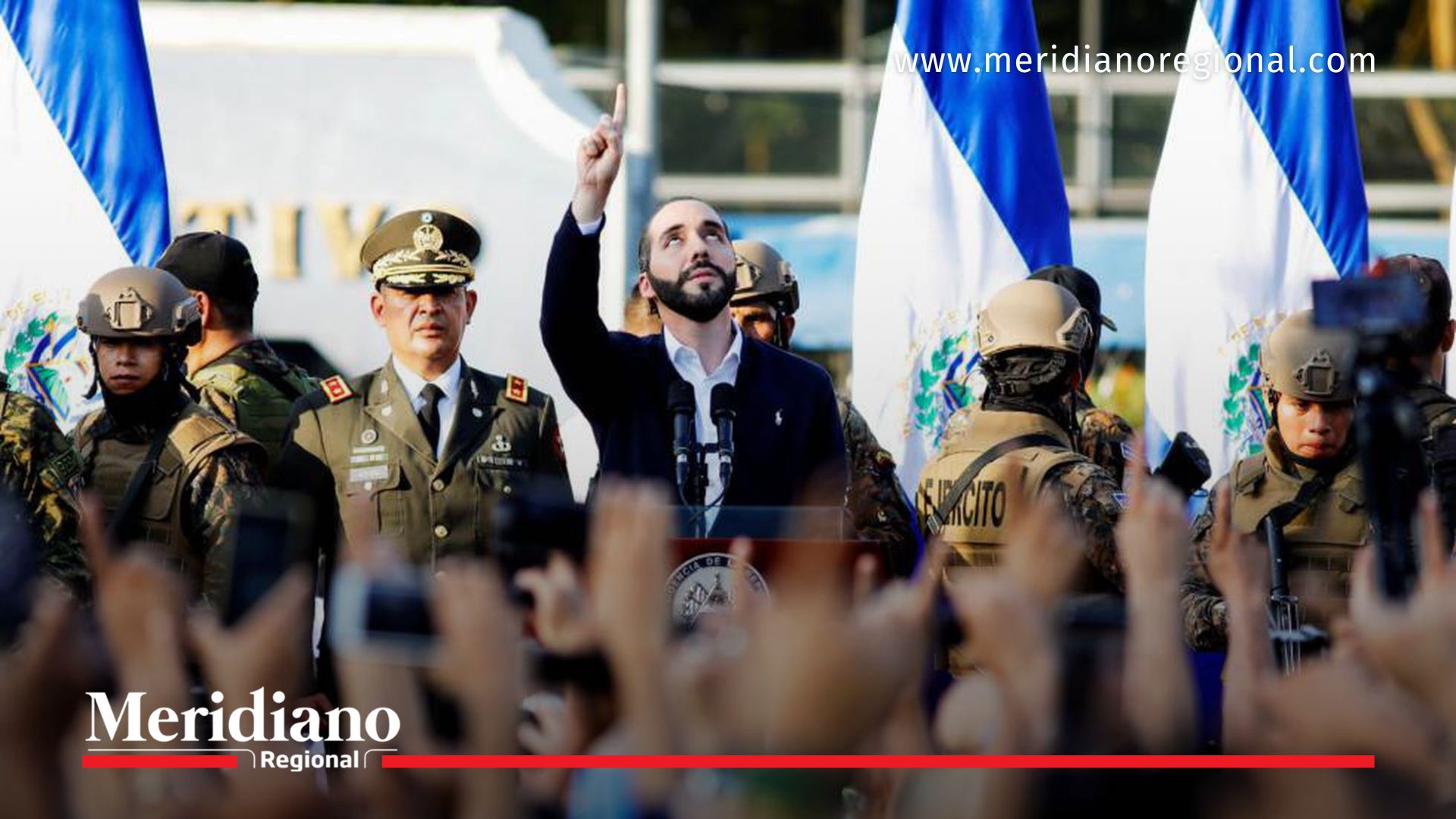 Nayib Bukele anuncia medidas de seguridad y cadena perpetua El Salvador en evento público