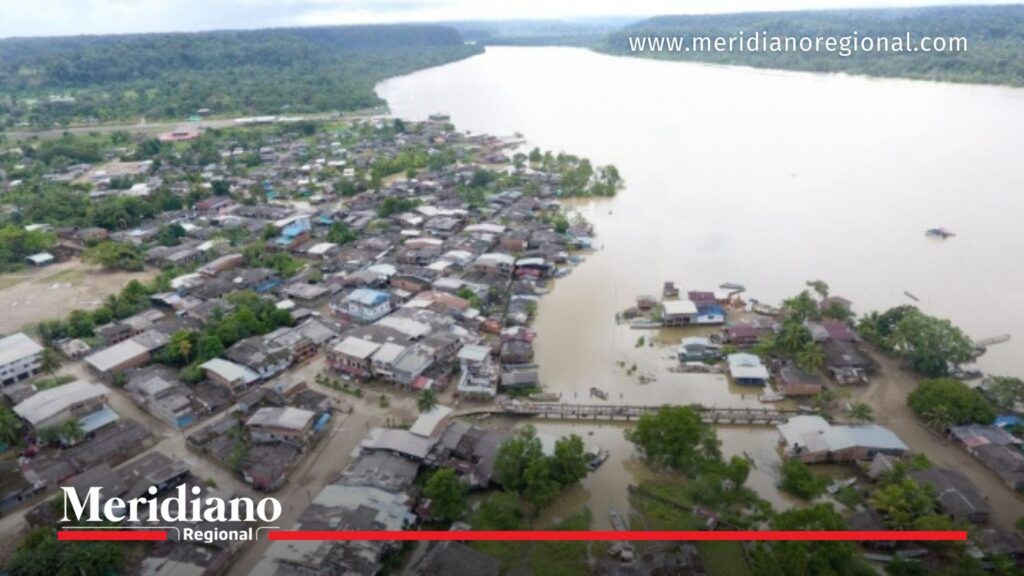 Ayuda humanitaria Chocó en el Bajo Baudó - Meridiano Regional Panorámica del Bajo Baudó en Chocó donde comunidades reciben ayuda humanitaria en medio del confinamiento del ELN