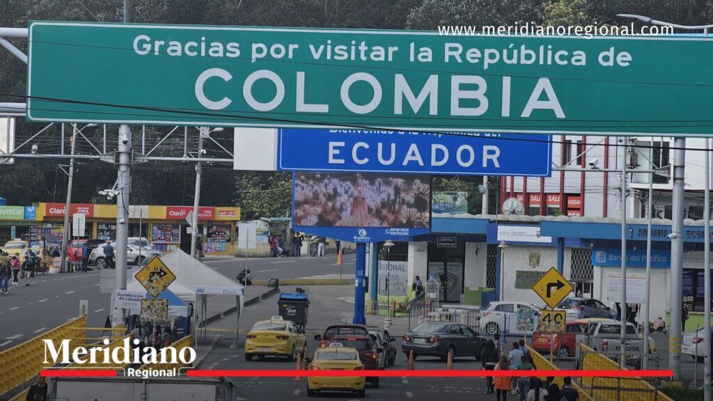 frontera Colombia Ecuador en Ipiales usada en tráfico de migrantes en Colombia