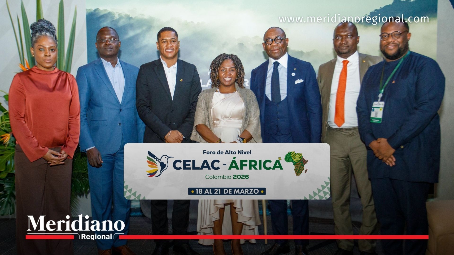 La vicepresidenta Francia Márquez junto a delegados africanos durante el Foro CELAC África 2026 en Colombia.