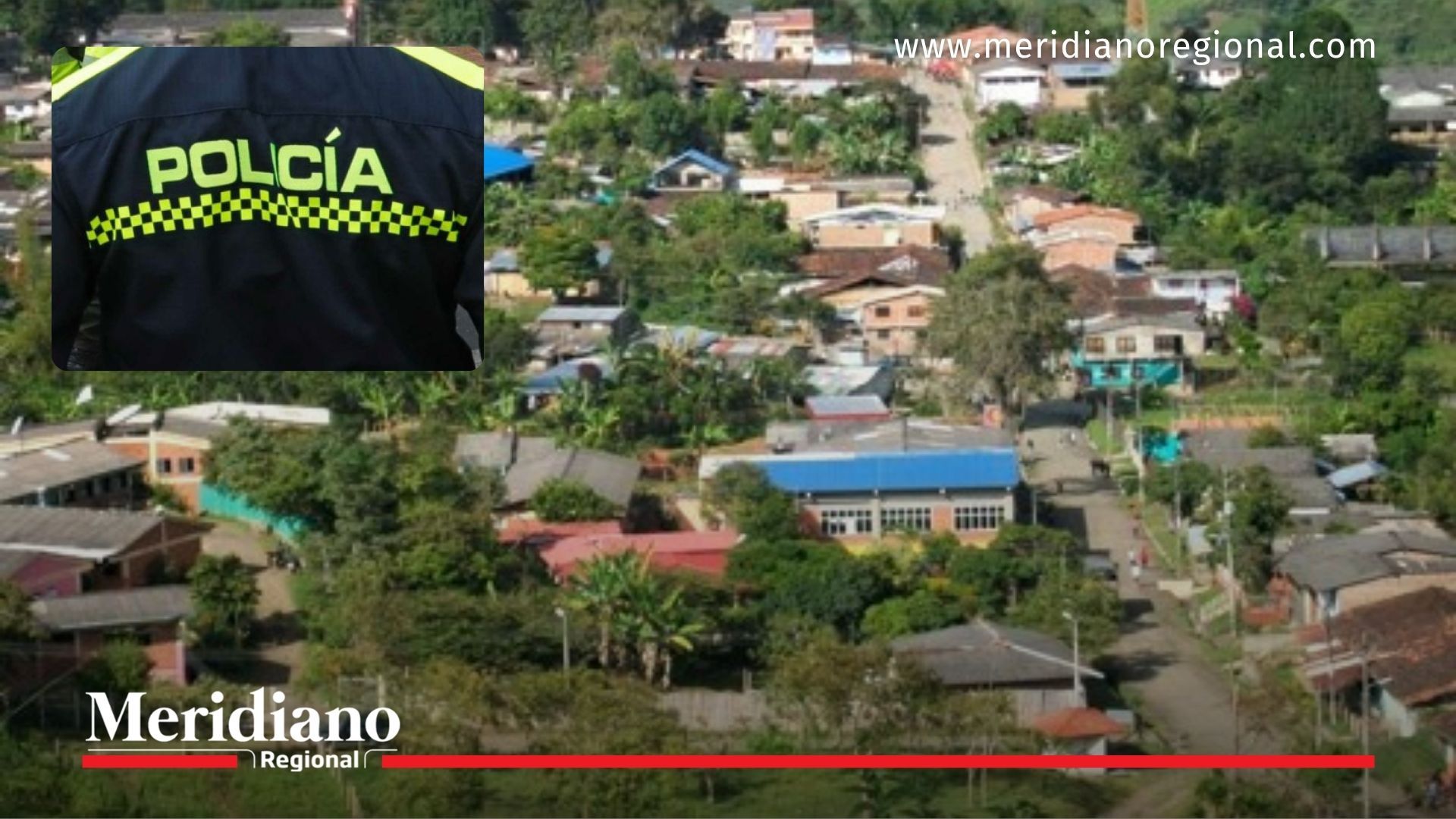 ataque en Caldono panorama del municipio con policía y contexto de violencia Cauca